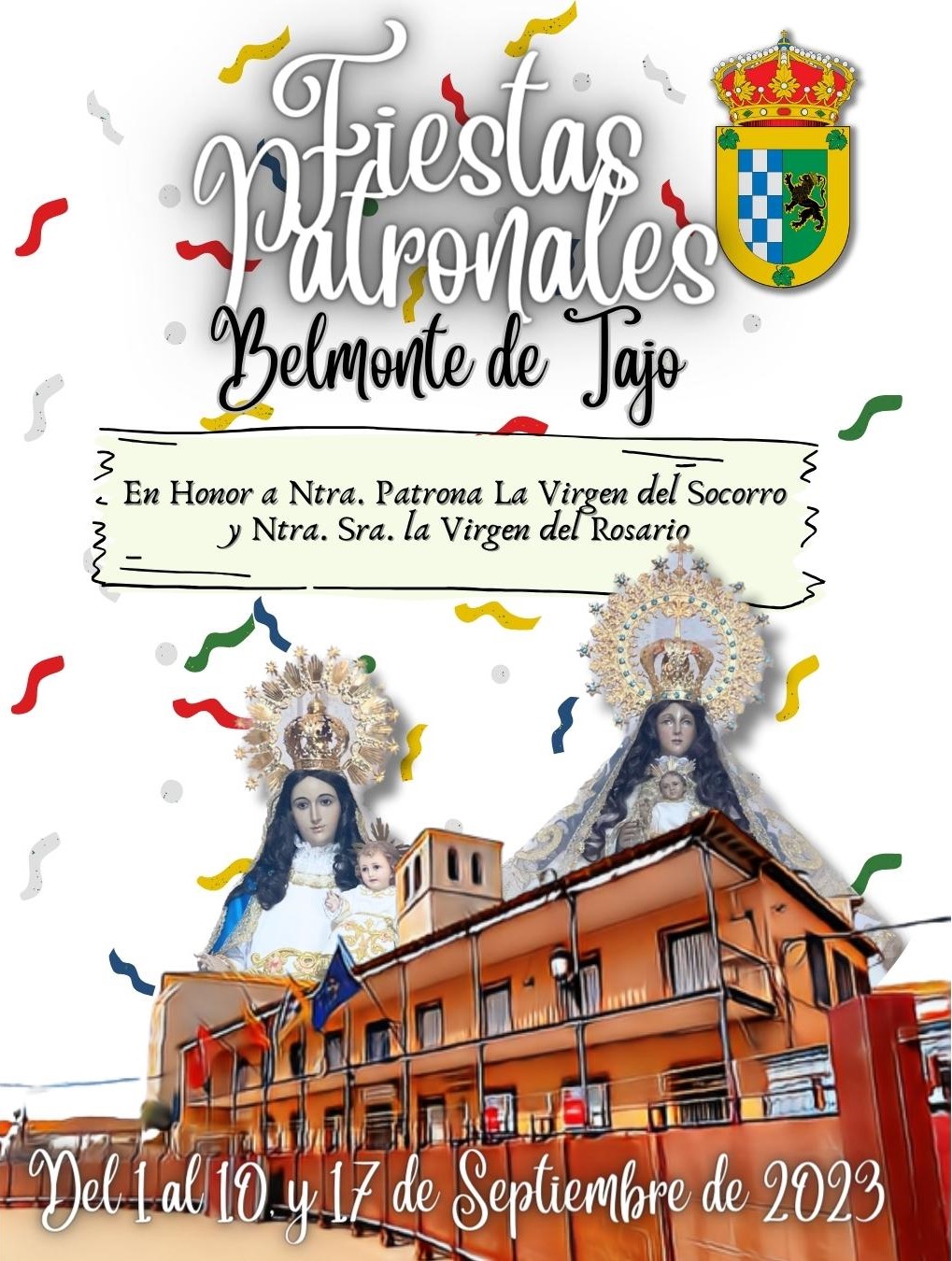Fiestas patronales en honor a Nuestra Señora del Socorro 2023 Belmonte de Tajo